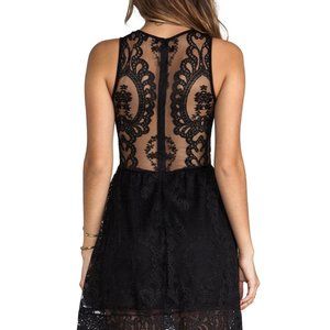 For Love and Lemons Black Lace Lulu Dress